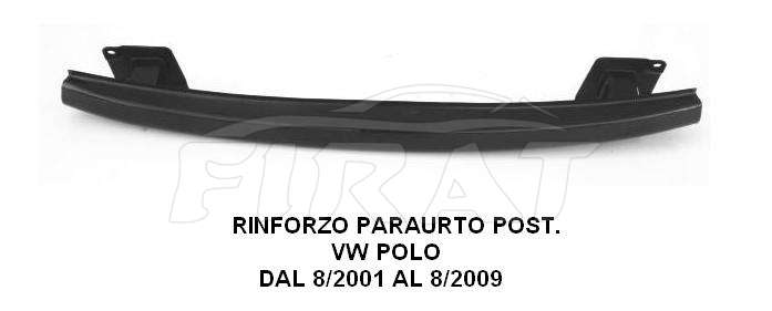 RINFORZO PARAURTO VW POLO 01 - 09 POST.